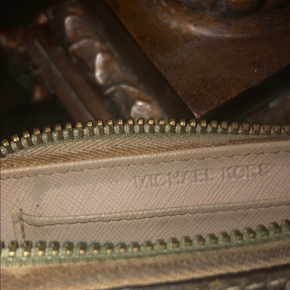 Michael Kors Python Pattern Wristlet In Black And… - image 5